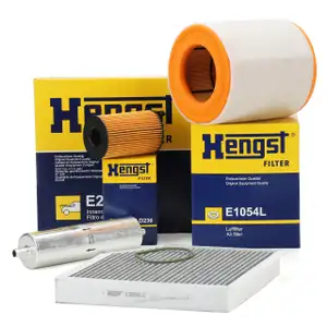 HENGST Filter-Set 4-tlg f&uuml;r AUDI A6 C7 A7 4G 3.0 TDI 204-313 PS ab 09.2014