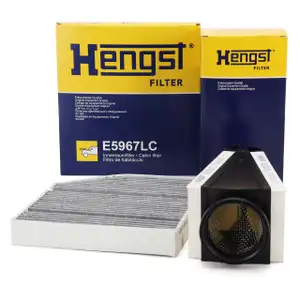 HENGST Cabin Air Filter + Air Filter for Mercedes-Benz C-Class W205 S205 C205 A205 OM651
