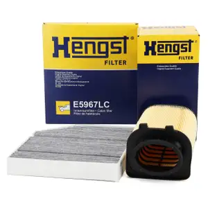 HENGST Innenraumfilter + Luftfilter f&uuml;r MERCEDES C-Klasse W205 C/A205 GLC 10/C253 M274