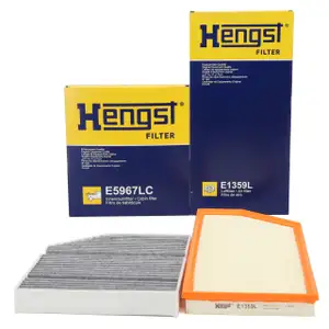 HENGST Innenraumfilter + Luftfilter für MERCEDES W205 W206 C257 W213 W463 M256 OM654 OM656