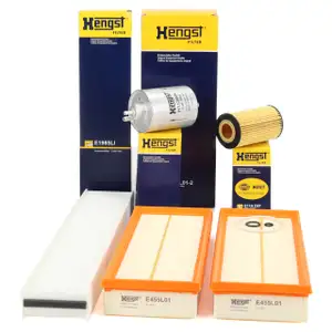 HENGST Filterset Filterpaket 4-tlg f&uuml;r MERCEDES-BENZ SL R129 280 320 500 M112 M113