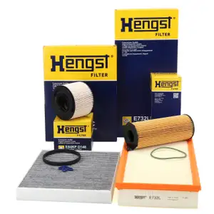 HENGST Filterset 4-tlg für AUDI Q7 (4LB) PORSCHE Cayenne (9PA) VW Touareg (7L) 3.0 TDI