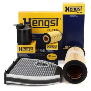 HENGST Filterset 4-tlg f&uuml;r MERCEDES C-Klasse W204 S204 C200CDI C220CDI 136/170 PS OM646