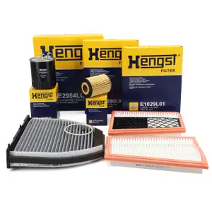HENGST Filterset 4-tlg f&uuml;r MERCEDES C-Klasse W204 S204 GLK X204 320/350CDI OM642 224 PS