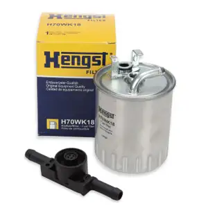 HENGST Kraftstofffilter + Ventil für MERCEDES A-Klasse W168 Vaneo 414 OM668 Motor 30288282