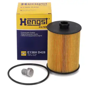 HENGST E136HD428 &Ouml;lfilter + Schraube f&uuml;r PORSCHE Cayenne (92A) VW Touareg (7P) 3.6 ab 2011