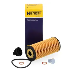 HENGST E833HD321 Ölfilter + Schraube für BMW F45 F46 U06 X1 F48 U11 X2 F39 MINI F55 F56
