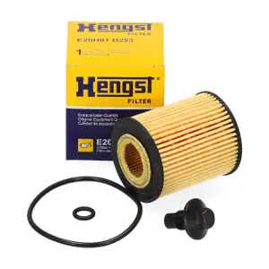 HENGST E20H01D293 &Ouml;lfilter + Schraube f&uuml;r FORD Mondeo 3 4 Galaxy S-Max WA6 1.8/2.0/2.3 16V