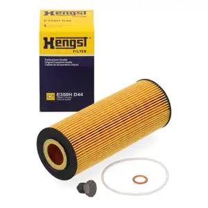 HENGST E350HD44 &Ouml;lfilter + Schraube f&uuml;r VW Passat B5.5 AUDI A4 B5 B6 A8 4D 2.5 TDI