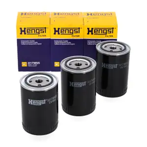 3x HENGST H17W05 Ölfilter für VW Golf 1 2 3 LT I Passat B1-4 Polo BulliI T3 Vento