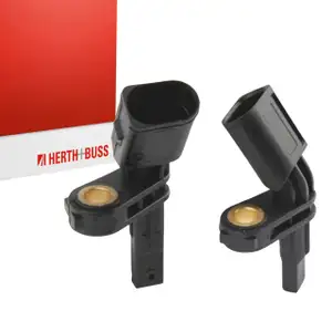 2x HERTH+BUSS ABS Sensor Raddrehzahl VW Golf 5 6 7 Passat Tiguan T5 T6 vorne o. hinten