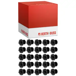 25x HERTH+BUSS Clips Befestigungsclips Halteclip Verkleidung f&uuml;r VAG 6Q0868243