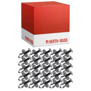 25x HERTH+BUSS Clips Halteclip Verkleidung f&uuml;r FORD Fiesta 6 MK6 B-Max 1639908