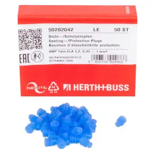 50x HERTH+BUSS ELPARTS Dichtstopfen Schutzstopfen für Stecker Einspritzventil