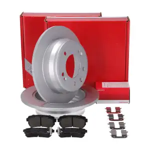 HERTH+BUSS Bremsscheiben + Bel&auml;ge f&uuml;r HYUNDAI i30 FD ix35 KIA Cee'D ED Sportage 3 4 hinten
