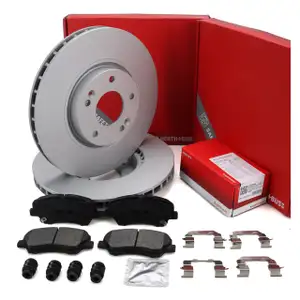 HERTH+BUSS Bremsscheiben + Bel&auml;ge f&uuml;r KIA Carens 4 bis 07.2016 Cerato Koup 2 vorne