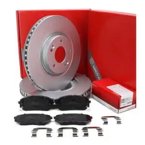 HERTH+BUSS Bremsscheiben + Bel&auml;ge f&uuml;r HYUNDAI i40 17/18 Zoll Kona KIA Sportage 4 vorne