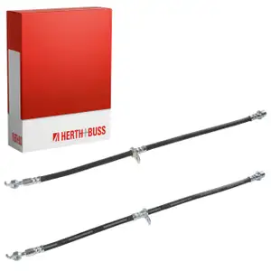 2x HERTH+BUSS Bremsschlauch f&uuml;r TOYOTA Yaris (P1) / Verso (P2) 1.0 1.3 1.5 1.4 D-4D vorne