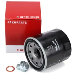 HERTH+BUSS &Ouml;lfilter + Schraube f&uuml;r NISSAN Almera Juke Micra Primera Qashqai X-Trail