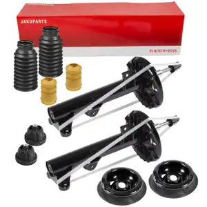 2x HERTH+BUSS Sto&szlig;d&auml;mpfer + Staubschutz + Domlager f&uuml;r MERCEDES W203 S203 CL203 vorne