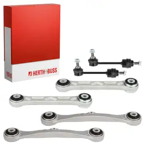 4x HERTH+BUSS Querlenker Lenker + 2x Koppelstange f&uuml;r TESLA Model S 5YJS Hinterachse oben