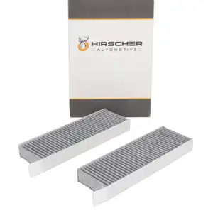 HIRSCHER Innenraumfilter Aktivkohlefilter Satz f&uuml;r PSA C4 3 208 2 OPEL Corsa F 9833351080