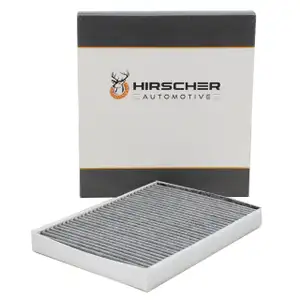 HIRSCHER Innenraumfilter Aktivkohle für AUDI A4 A5 A6 A7 Cayenne Touareg 4M0819439A