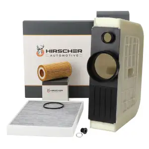 HIRSCHER Filterset 3-tlg f&uuml;r AUDI Q7 Q8 4M VW Touareg CR 3.0/45/50 TDI 211-374 PS