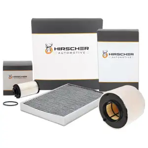 HIRSCHER Filterset Filterpaket f&uuml;r AUDI S4 RS4 B9 S5 RS5 F5 SQ5 TFSI FY 354/450 PS