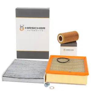 HIRSCHER Filter-Set f&uuml;r FORD Focus 2 MK2 2.5 ST VOLVO C30 C70 2 S40 2 V50 2.4i T5