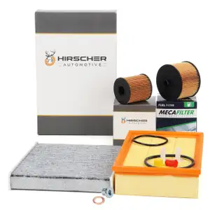 HIRSCHER Filter-Set 4-tlg f&uuml;r FORD Focus C-Max DM2 2.0 TDCi 133/136 PS