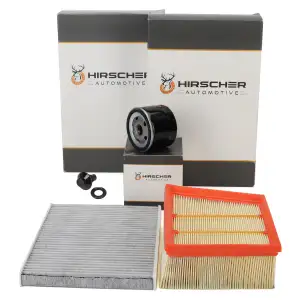 HIRSCHER Filterset Filterpaket f&uuml;r FORD Fiesta 7 MK7 Puma J2K CF7 1.5 ST EcoBoost