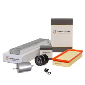 HIRSCHER Filterset Filterpaket 4-tlg f&uuml;r FORD Mondeo 3 MK3 1.8 SCi 1.8/2.0 16V ab 11.2002