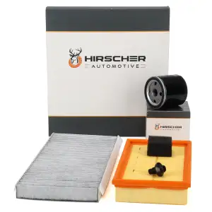 HIRSCHER Filterset Filterpaket f&uuml;r FORD Focus 1 MK1 1.4 16V 75 PS 10.1998-11.2004