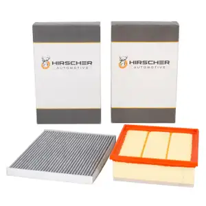HIRSCHER Filter-Set 2-tlg für ALFA ROMEO Mito 955 FIAT Doblo 263 Grande/Punto/Evo 199
