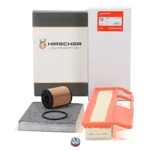 HIRSCHER Filterset 3-tlg f&uuml;r FIAT Doblo 263 FIiorino Linea Qubo 1.3 D Multijet mit EURO 4