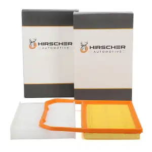 HIRSCHER Innenraumfilter + Luftfilter f&uuml;r VW Up SEAT Mii SKODA Citigo 1.0 60/68/75 PS