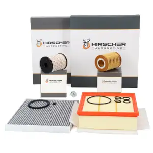 HIRSCHER Filter-Set 4-tlg f&uuml;r OPEL Corsa D 1.7 CDTI 115 PS bis Fgst. 86059280