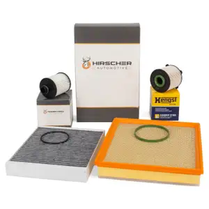 HIRSCHER Filter-Set 4-tlg f&uuml;r OPEL Insignia A 2.0 CDTi SAAB 9-5 YS3G 2.0 TTiD