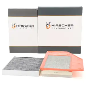 HIRSCHER Innenraumfilter + Luftfilter f&uuml;r OPEL Insignia B 1.5 1.6 Turbo 140/165/200 PS