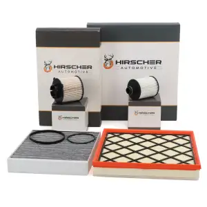 HIRSCHER Filterset 4-tlg f&uuml;r OPEL Astra J Cascad Zafra Tourer C 1.3/2.0 CDTi 95-194 PS