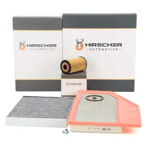 HIRSCHER Filterset Filterpaket 3-tlg f&uuml;r OPEL Insignia B 1.6 CDTi 110/136 PS