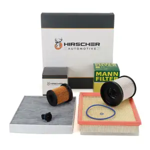 HIRSCHER Filterset Filterpaket 4-tlg f&uuml;r OPEL Astra K 1.5 CRDi 105/122 PS