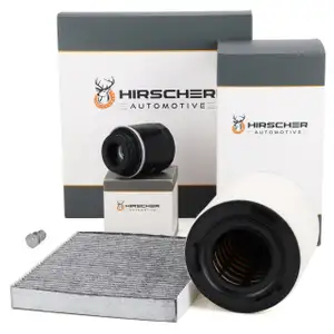 HIRSCHER Filter Set for VW Polo 5, Ibiza 8X, Fabia 4, and Roomster 1.2/1.4 TSI (up to September 2010)