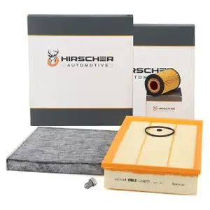 HIRSCHER Filter-Set 3-tlg f&uuml;r VW Passat B8 Arteon Tiguan Allspace SKODA Kodiaq 2.0 Bi-TDI