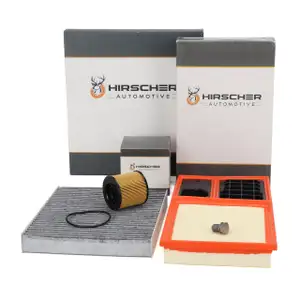 HIRSCHER Filterset f&uuml;r VW Polo 5 1.4 SEAT Ibiza 4 SKODA Fabia 2 Roomster 1.6 ab 2010
