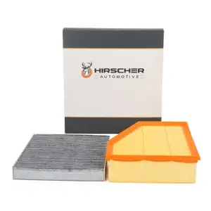HIRSCHER Innenraumfilter + Luftfilter f&uuml;r AUDI A1 8X 2.0 TFSI/TDI SEAT Ibiza 4 2.0 TDI