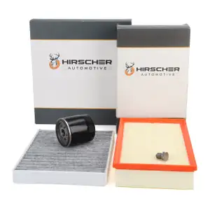 HIRSCHER Filterset Filterpaket 3-tlg f&uuml;r VW Multivan Transporter T5 T6 2.0 TDI 84/180 PS