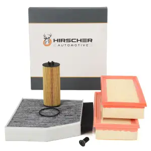 HIRSCHER Filterset f&uuml;r MERCEDES-BENZ C-Klasse W205 S205 C205 A205 GLC X253 C253 63AMG M177