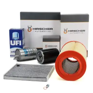 HIRSCHER Filter-Set 4-tlg f&uuml;r CITROEN Jumper FIAT Ducato PEUGEOT Boxer 3.0 D 177 07.2012